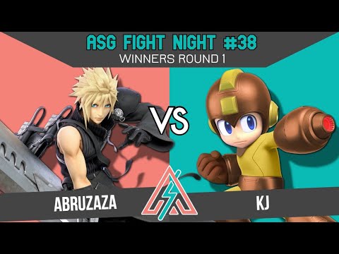 ASG 38 WINNERS ROUND 1 - Abruzaza (Cloud)  vs KJ (Mega Man, ROB)
