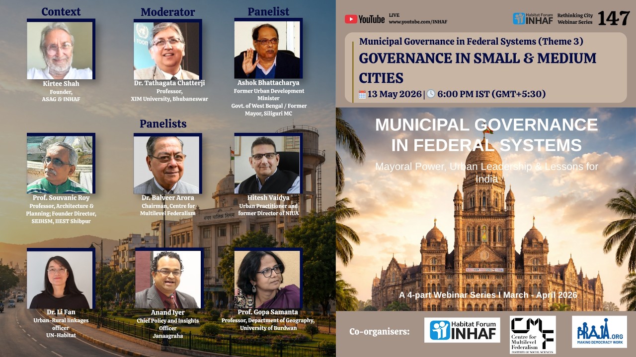 Municipal Governance in Federal Systems (Theme 3): Governance in Small & Medium Cities