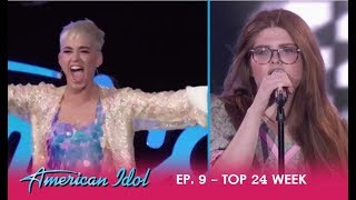 Catie Turner: Katy Perry Goes CRAZY Over Her Cover Of &quot;Call Me&quot; By Blondie | American Idol 2018