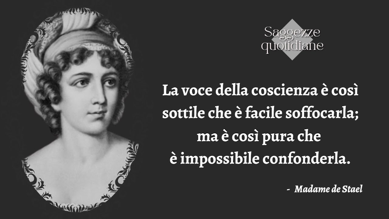 Madame de Stael - Circoli e salotti... luoghi di socializzazione e dibattito [citazioni, aforismi]