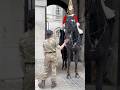 Soldier Asking Them To Move Back For Changing Guards Tourist Respect Kingsguard London History