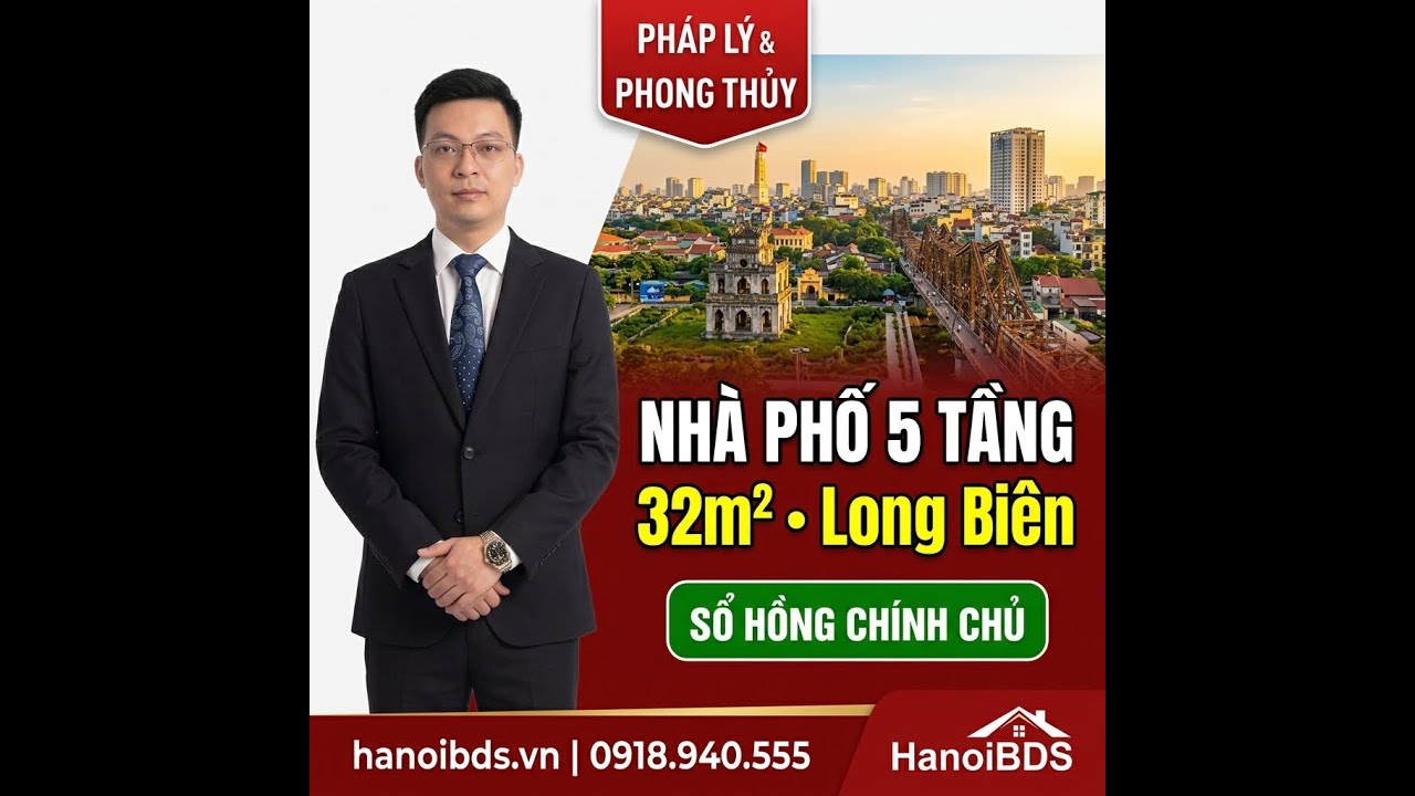 Bán Nhà Phố 5 Tầng Thạch Bàn 32m²: Sổ Hồng Sẵn Sàng Giao Dịch | HanoiBDS.vn