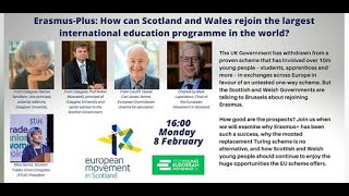 Erasmus+: How can Scotland and Wales Rejoin?