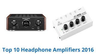 Video thumbnail for 10 Best Headphone Amplifiers 2016 by Ezvid Wiki