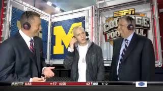 Eminem&#39;s ESPN interview is really awkward