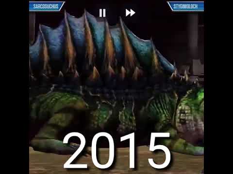 Dinosaur Sarcosuchus 2010 2018 Animal Revolt Battle Simulator #Shorts