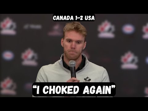 Connor McDavid Post Game Interview - Olympic Gold Medal Game - USA vs Canada