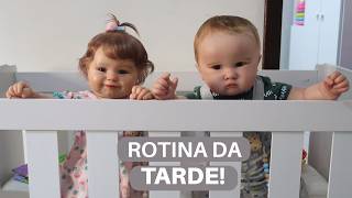 ROTINA DA TARDE COM A LUNA E O HEITOR!