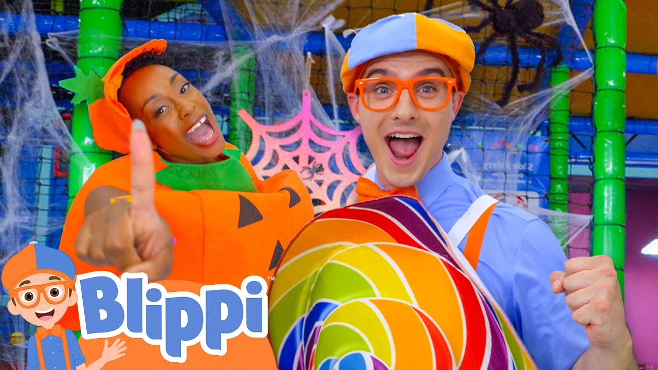 Halloween Countdown REMIX!🎃Can You Dance With Blippi & Meekah?🕺 | Blippi Songs 🎶