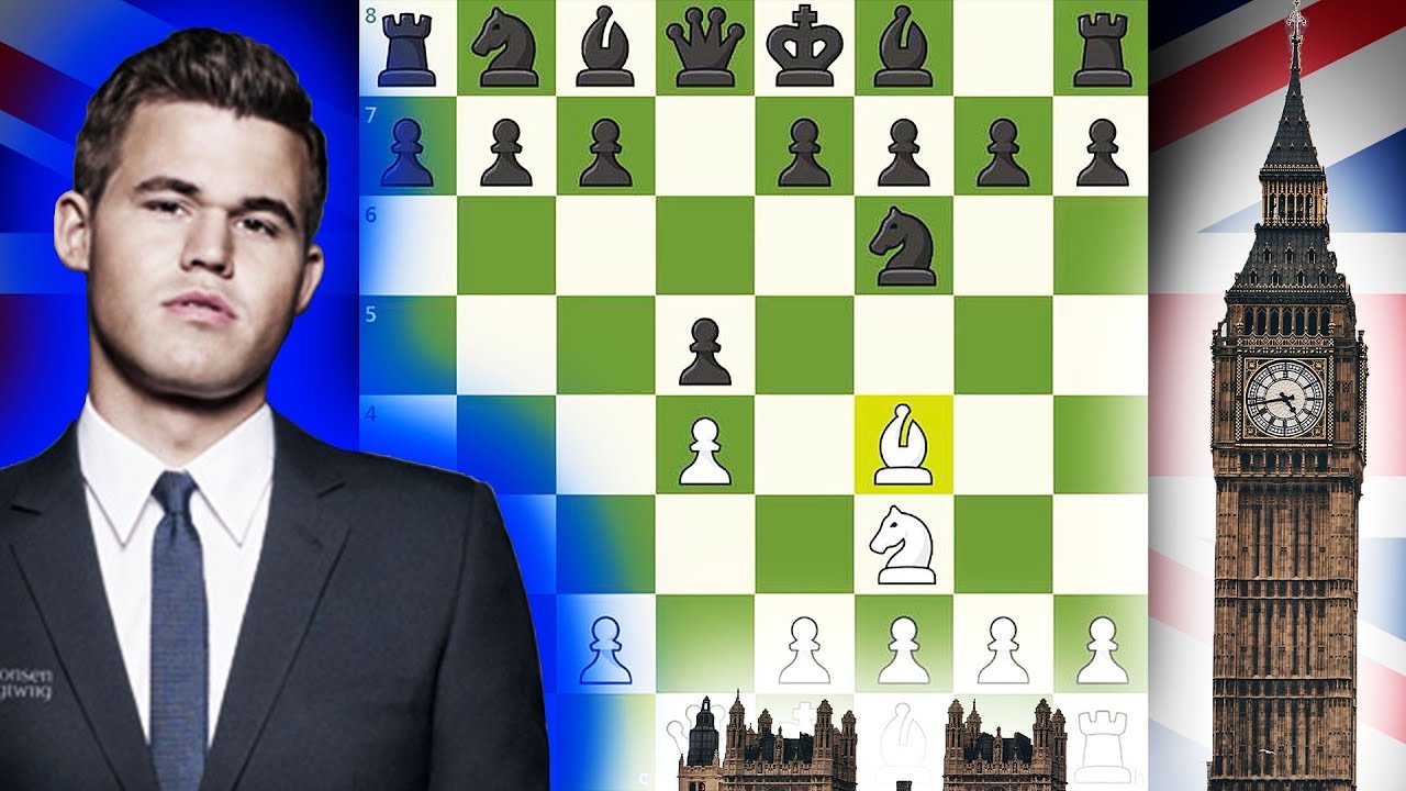 Como Magnus Carlsen joga o Sistema London??    |  #GrandesPartidas