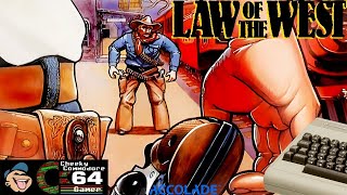LAW OF THE WEST – Commodore 64 (1985) | Accolade's Interactive Western Adventure