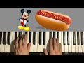 How To Play Hot Dog Dance Song Piano Tutorial Lesson Mickey Mouse Clubhouse