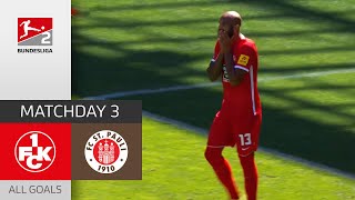 Kaiserslautern Stay Unbeaten | 1.FC Kaiserslautern - St. Pauli 2-1 | All Goals | MD3 â Bundesliga 2