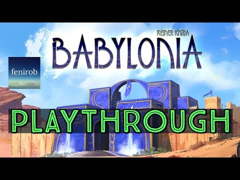Babylonia Board Game I Playthrough (2 Players)