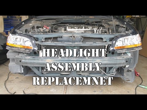 1998-2002 Honda Accord Headlight assembly replacement