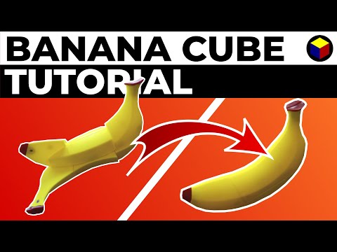 Solve the Banana Cube in UNDER 5 MINUTES! // Banana Cube Tutorial
