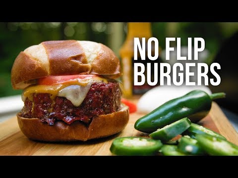 How to Make No Flip Smoked Burgers Recipe 🍔 on Silverbac Pellet Grill - Grilla Grills