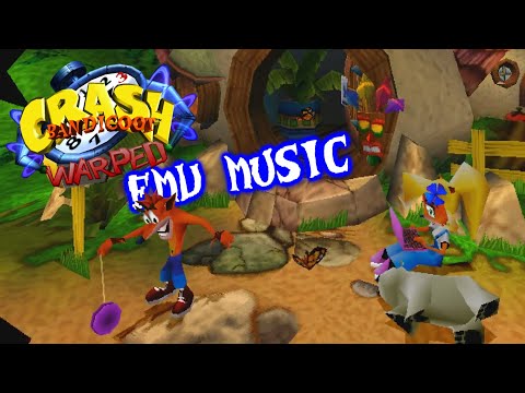 CRASH BANDICOOT 3 WARPED PS1 - FMV INTRO MUSIC + UNUSED