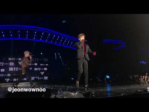 170929 Diamond Edge In Singapore 언행일치 Wonwoo Fancam
