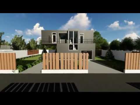 Locuinta individuala din containere de transport