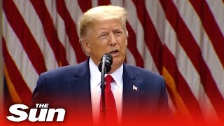 Donald Trump on the Chinese government's move to introduce a security law in Hong Kong - In full