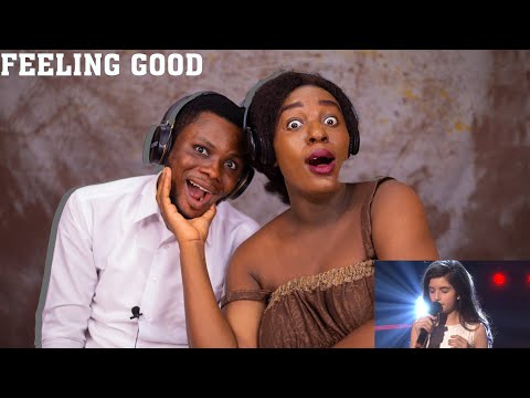 OUR FIRST TIME HEARING Angelina Jordan (10 Year Old) - Feeling Good "LIVE REACTION!!!😱