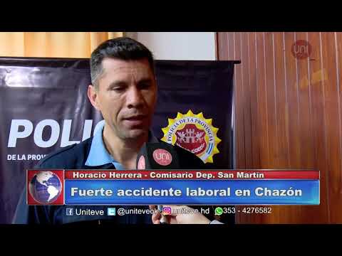 Fuerte accidente en Chazón