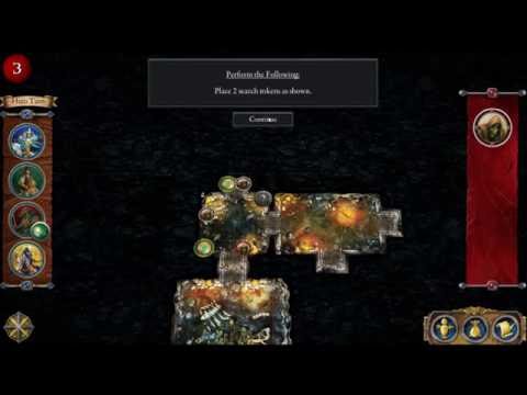 Brettspiel Descent 2. Edition - ROAD TO LEGEND APP [002] Vorstellung Tutorial + Reise + Markt