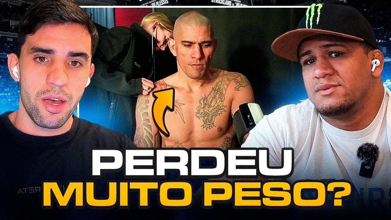 Corte de peso afetou Alex Pereira? Conversei com nutricionista de atletas do UFC para entender