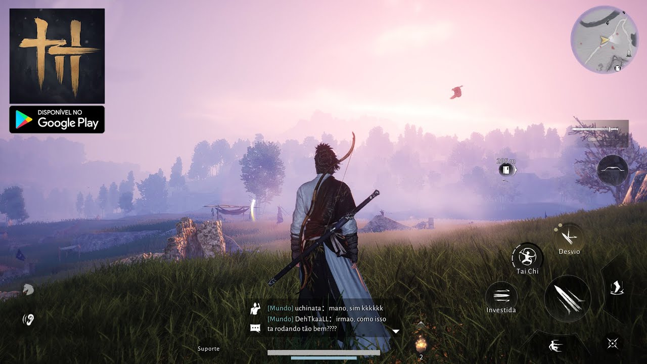 SAIU e TÁ INCRÍVEL! Where Winds Meet Mobile - Primeira Gameplay PT-BR *GRÁFICO ULTRA**