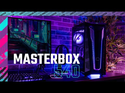 Kompiuterio korpusas Cooler Master MasterBox MB540, ARGB, Tempered Glass video