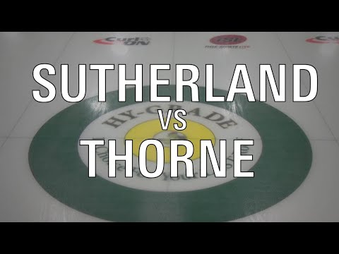2020 U21 - Thorne vs Sutherland