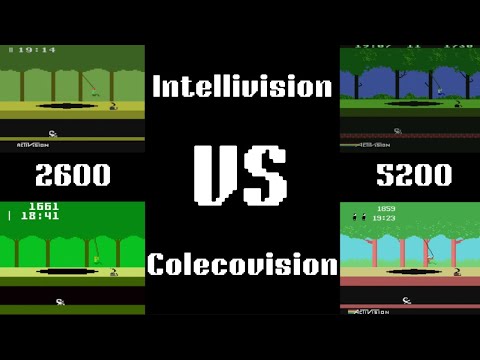 All Atari 2600 Vs 5200 Vs Intellivision Vs Colecovision Games Compared Side By Side