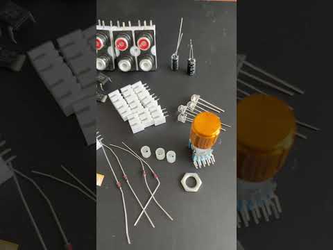 RCA Audio Input Selection Board of Rotary switching for Amplifiers (DIY kit)