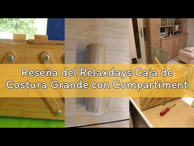 Vídeo relacionado con Relaxdays Porta Tacos de Notas con Papel, Bambú, Beige, 10.5 x 10.5 x 10.5 cm