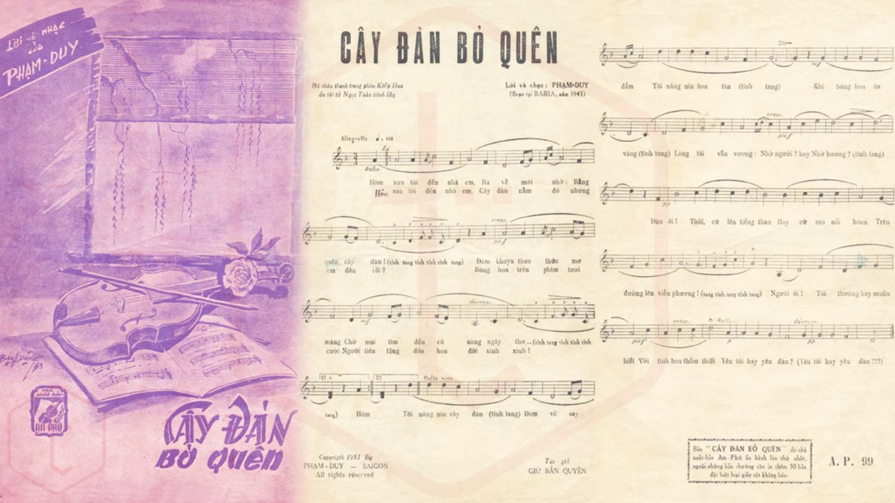 Tờ Nhạc Xưa Trước 1975