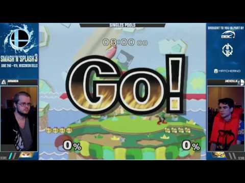 Smash 'N' Splash 3 - Armada (Peach) vs. Jackzilla (Fox) - Round Robin Pools