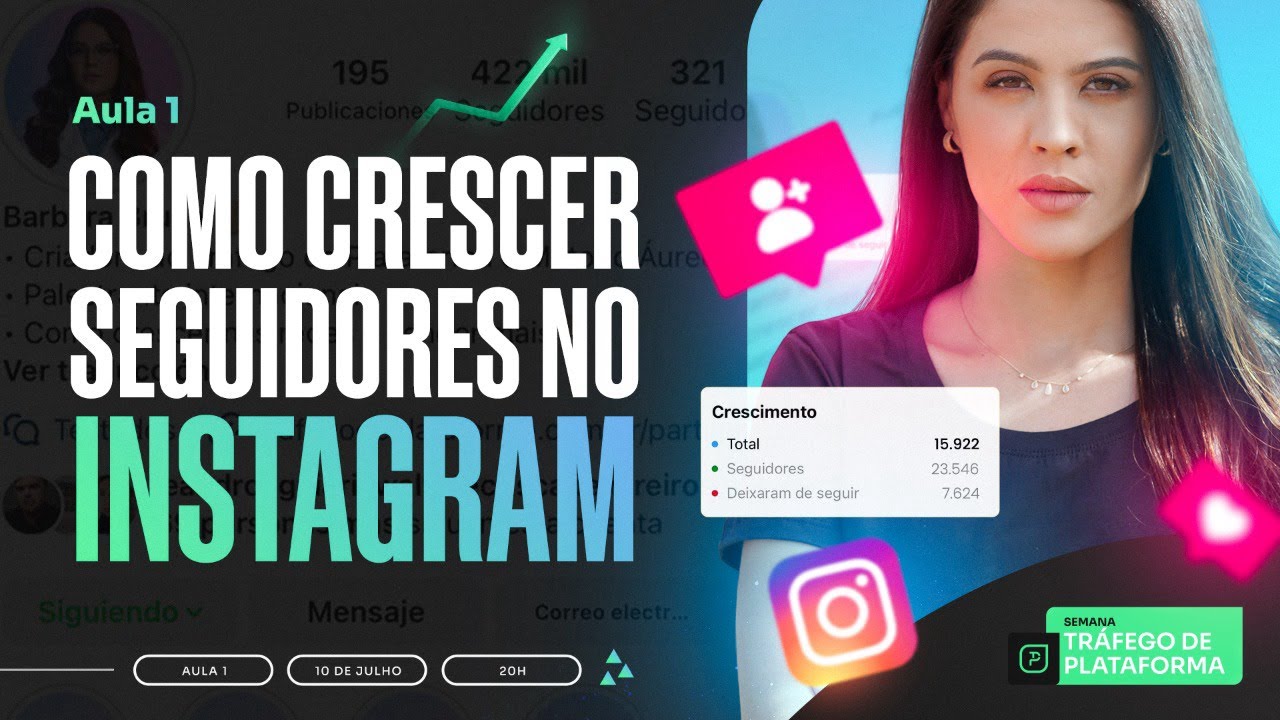 Aula 1: Como CRESCER SEGUIDORES no Instagram - Barbara Bruna