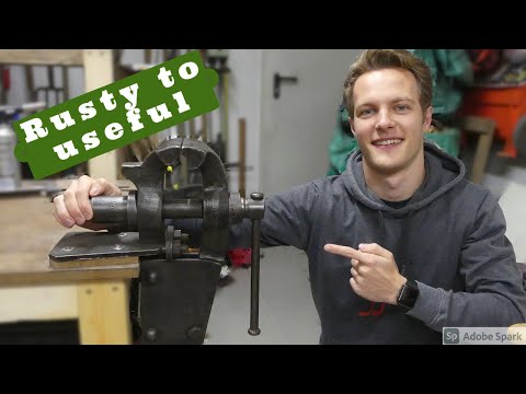 Restorating an Old Rusty Leg Vise!