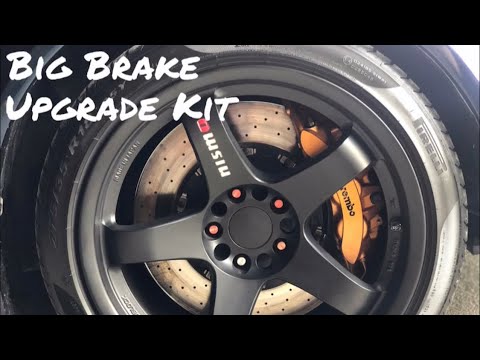 R35 GTR Big Brake brembo upgrade conversion for R34 , R33 , R32 GTR