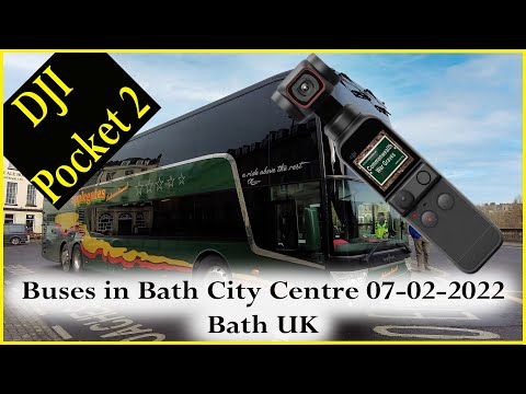 Buses at Bath Bus Station, and around the City Centre 07-02-2022