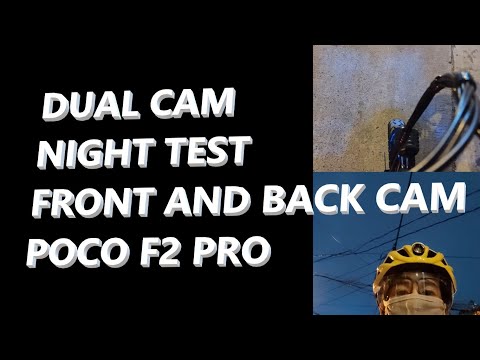 DUAL CAM NIGHT TEST FRONT AND BACK CAM POCO F2 PRO MIUI 12 LATEST UPDATE G-FORCE C14 ELECTRIC BIKE