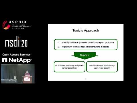 NSDI '20 - Enabling Programmable Transport Protocols in High Speed NICs