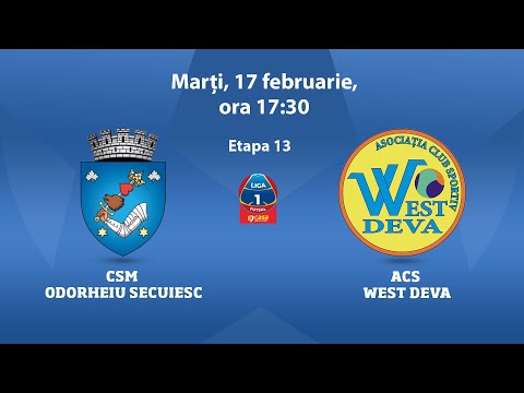 Liga 1 Futsal Casa Pariurilor, Etapa 13: CSM Odorheiu Secuiesc - ACS West Deva