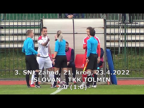 Slovan - TKK Tolmin 2:0 (1:0), 3.SNL Zahod, 21. krog, 23.4.2022,