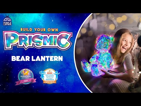 🌟 Purple Ladybug Prismic 3D Bear Lantern Instructions 🌟