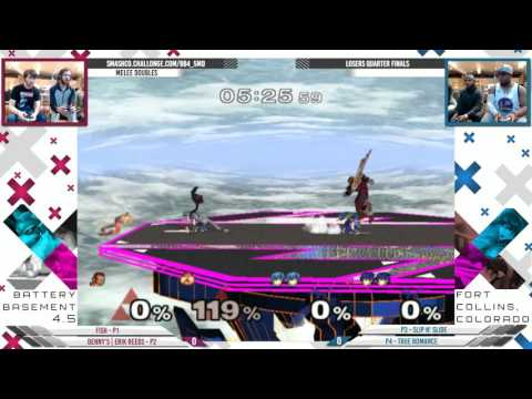 BB4.5 - Fish & Denny's|Erik Reeds Vs. Slip N' Slide & True Romance - LQF - Melee