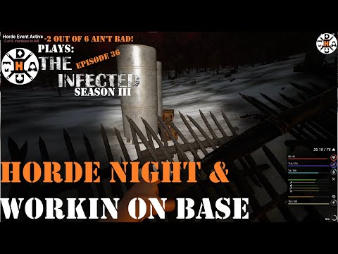 The Infected Gameplay S3EP36 Negative 2 Out Of 6 Ain't Bad! Horde Night, and Unorganized Building.