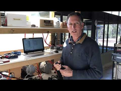 EV PowerDrive Kit Demo using Motenergy ME1718 PMAC Motor with Sevcon Gen4 Size 2 Inverter.