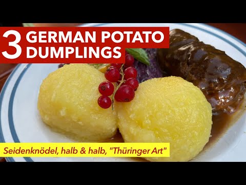 Potato Dumpling Overview - 3 German Potato Dumplings